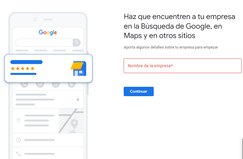 Crear Google My Business